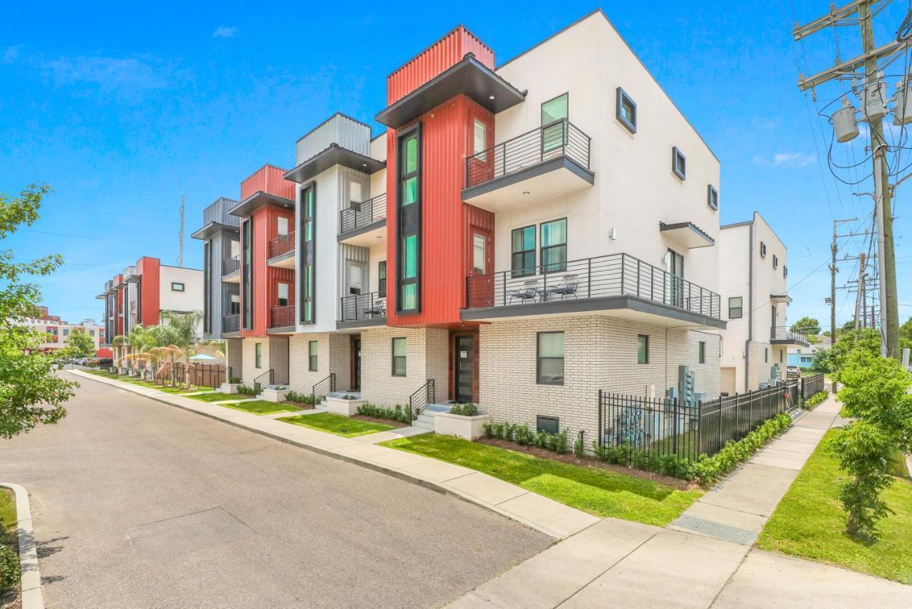 Modern 4Br Townhouse In Bienville Villas New Orleans Buitenkant foto